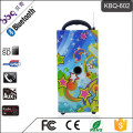 BBQ KBQ-602 1200mAh Zebra10W Madeira Corpo USB SD MMC Cartão e Rádio Bluetooth Móveis Oradores